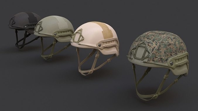 Ops Core Sentry mid cut military helmet 3D Model Collection