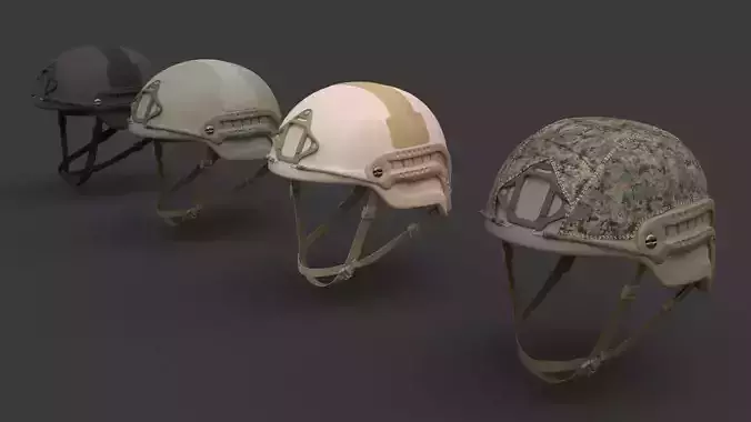 Ops Core Sentry mid cut military helmet 3D Model Collection