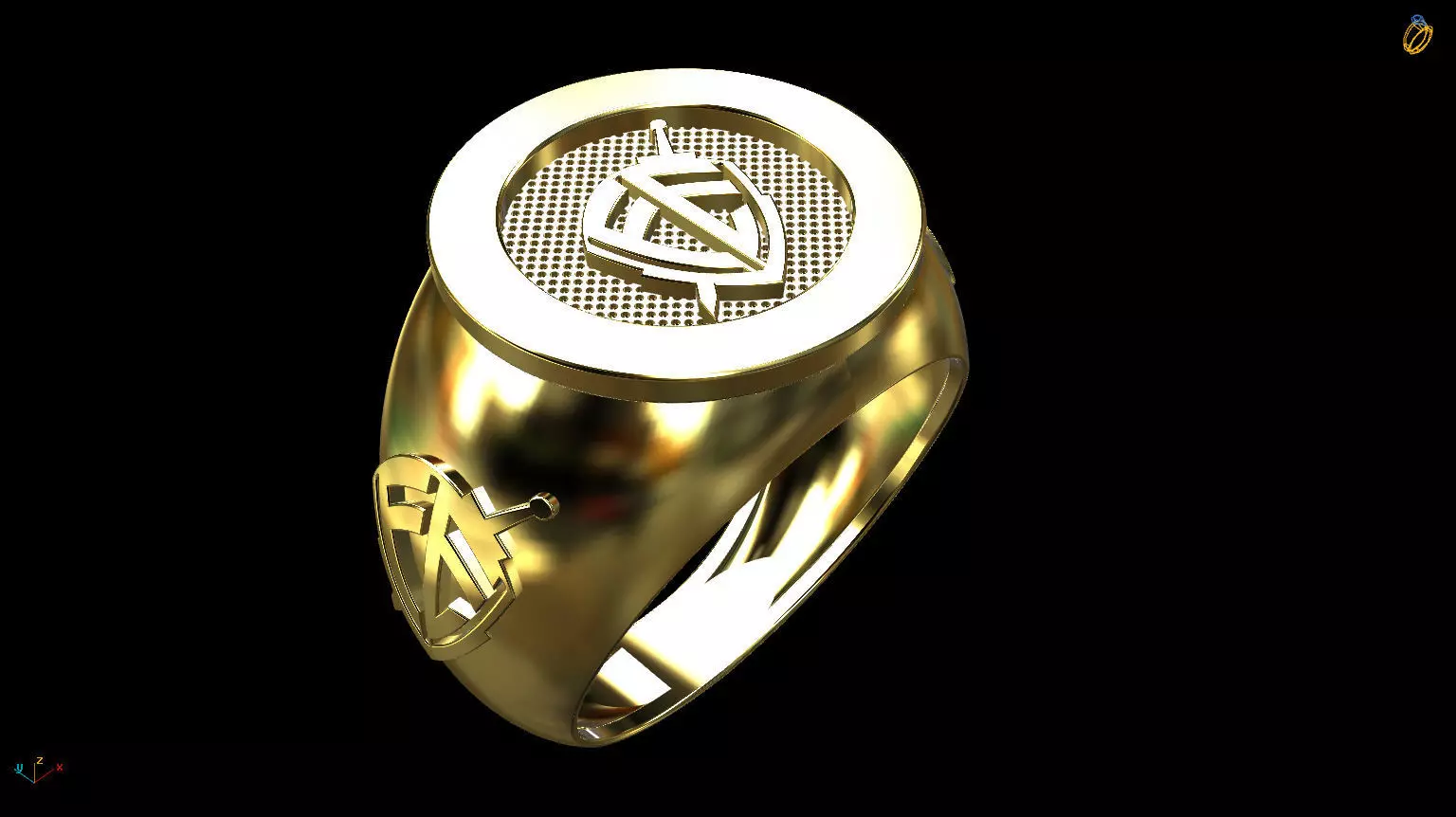 Faith Ring 3D print model