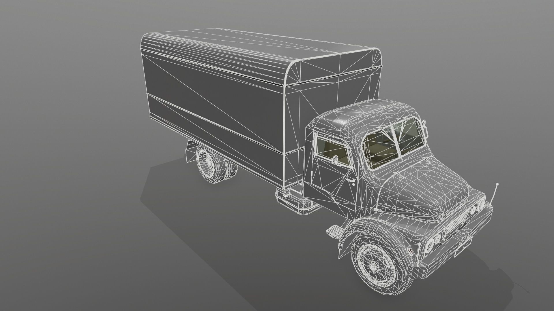 Praga S5T Covered Low-poly 3D model_10