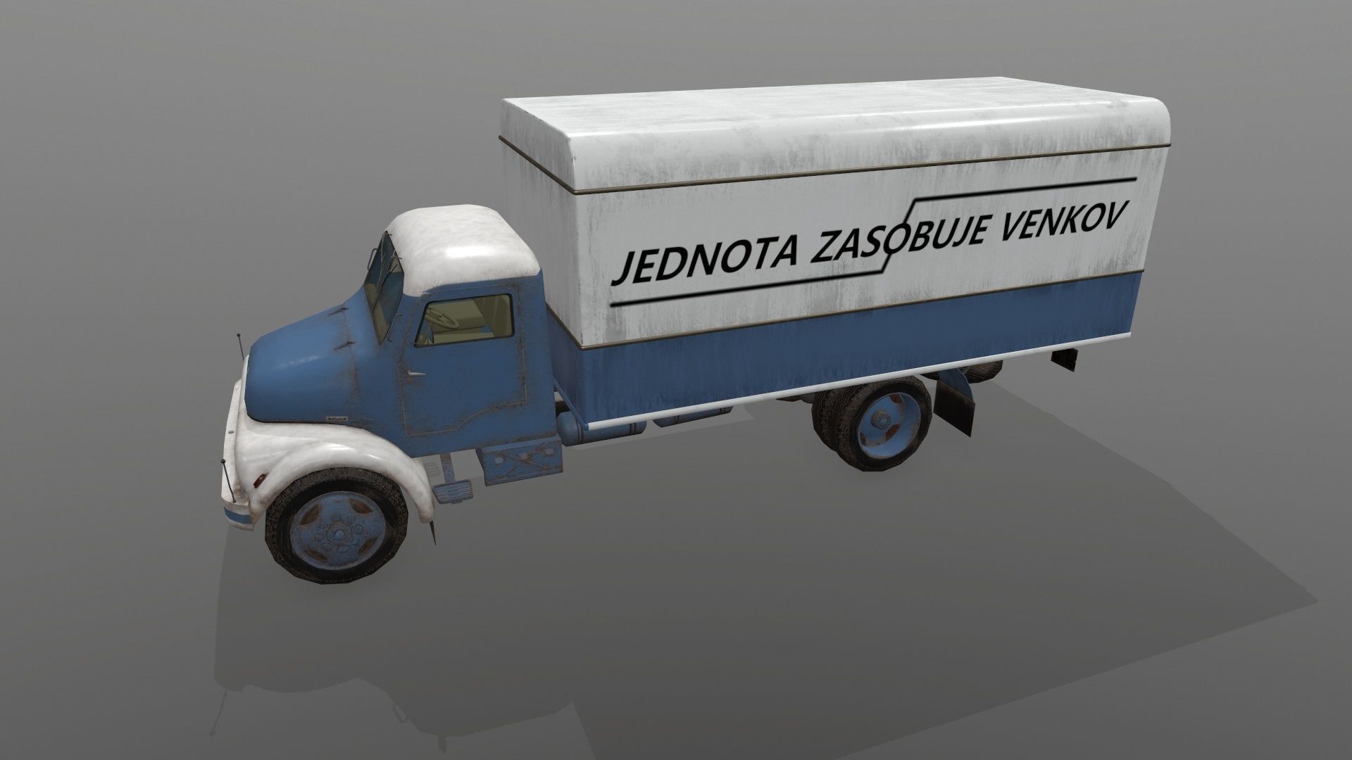 Praga S5T Covered Low-poly 3D model_7