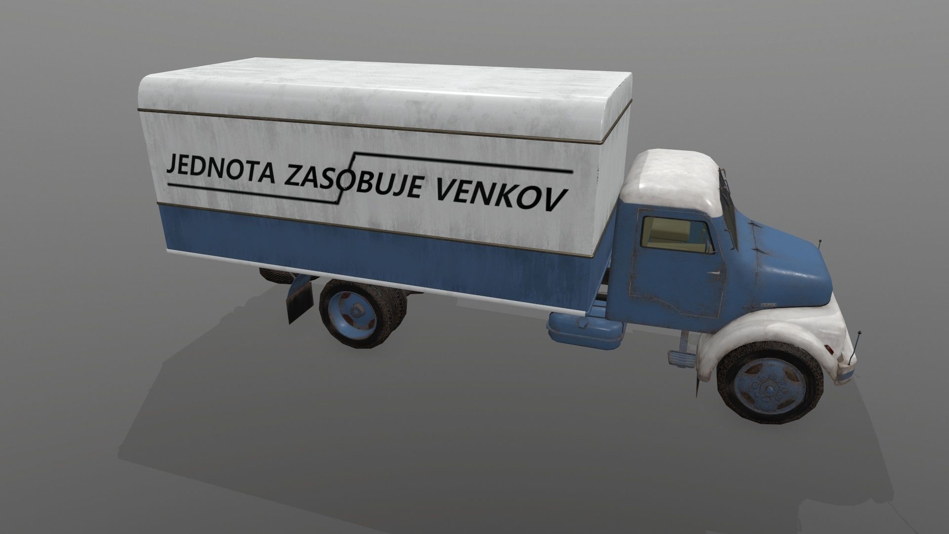 Praga S5T Covered Low-poly 3D model_3