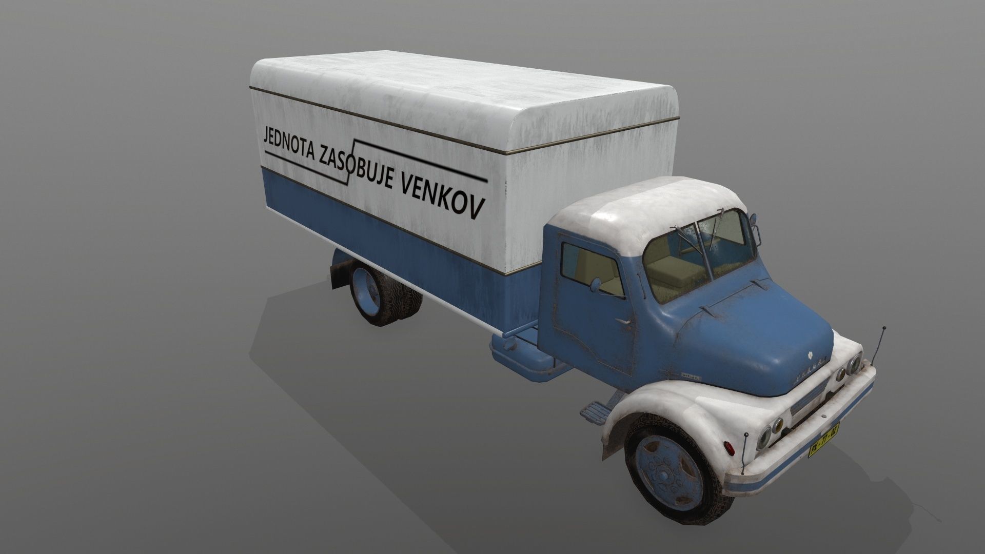 Praga S5T Covered Low-poly 3D model_2