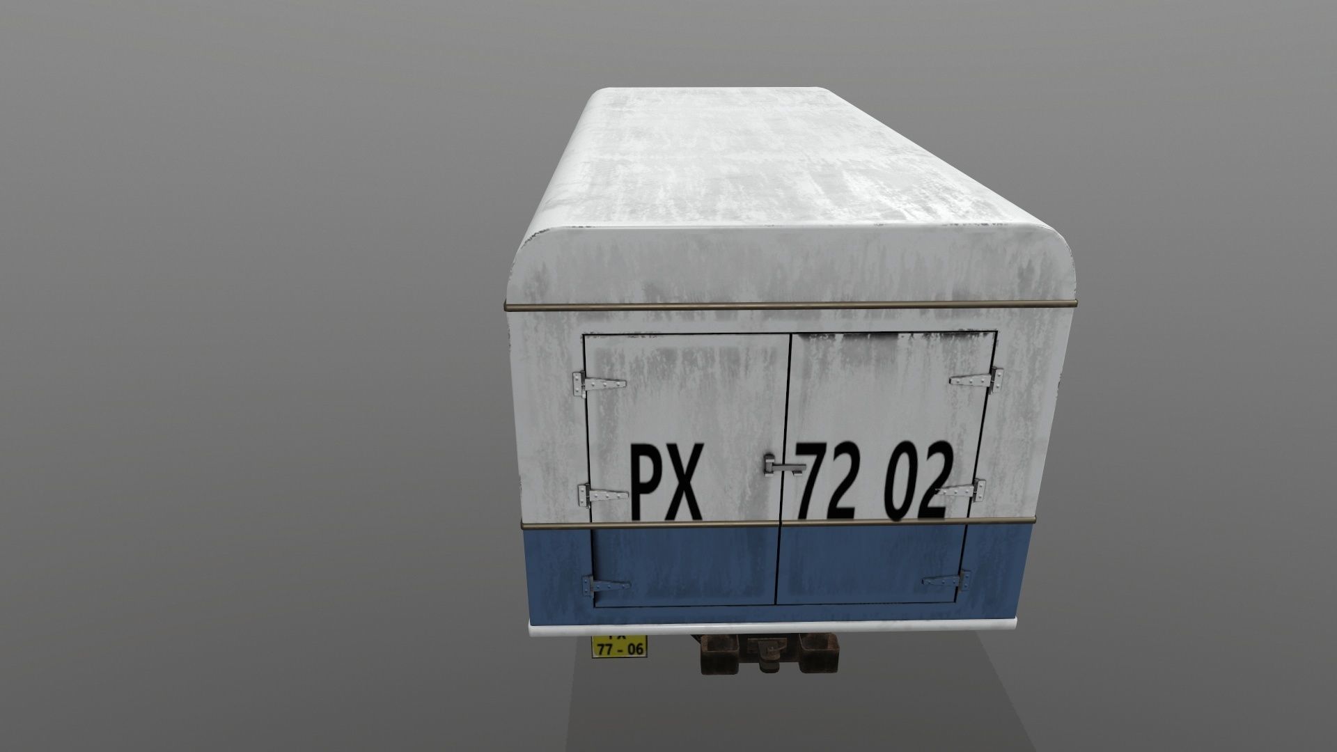 Praga S5T Covered Low-poly 3D model_5