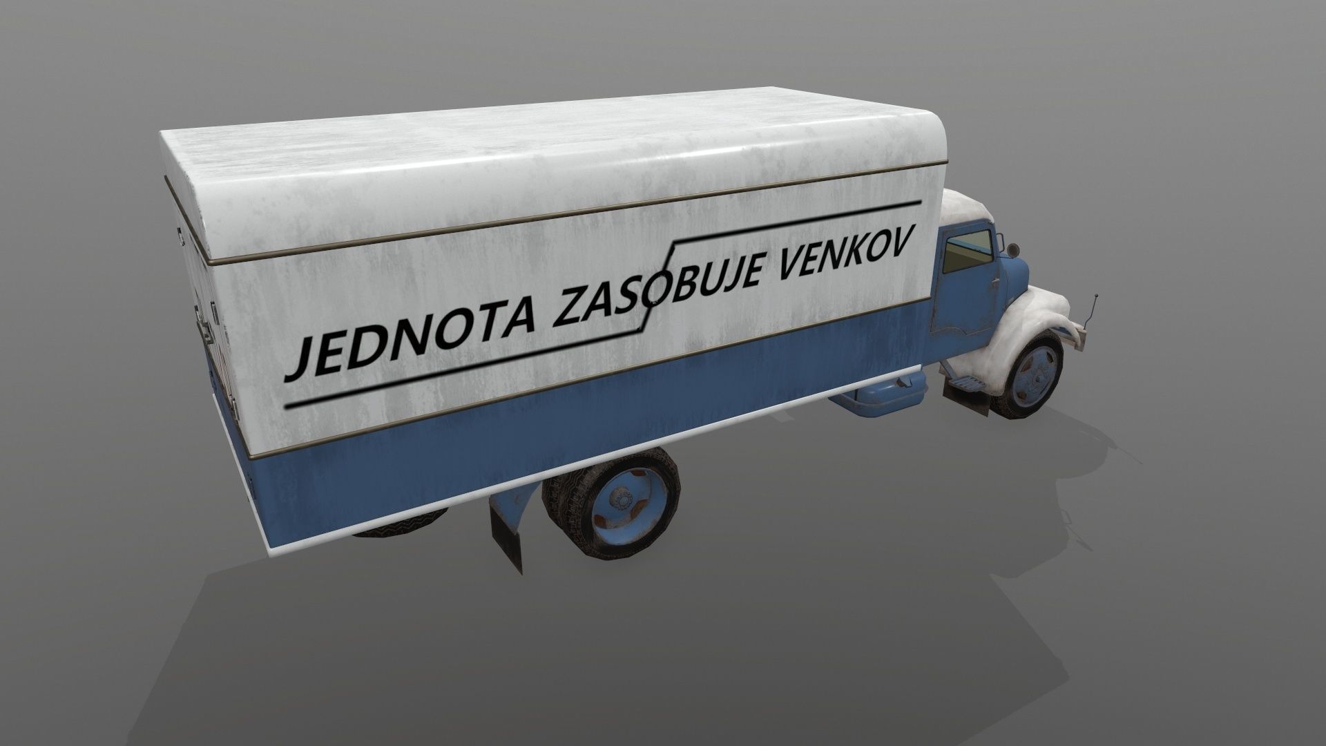 Praga S5T Covered Low-poly 3D model_4