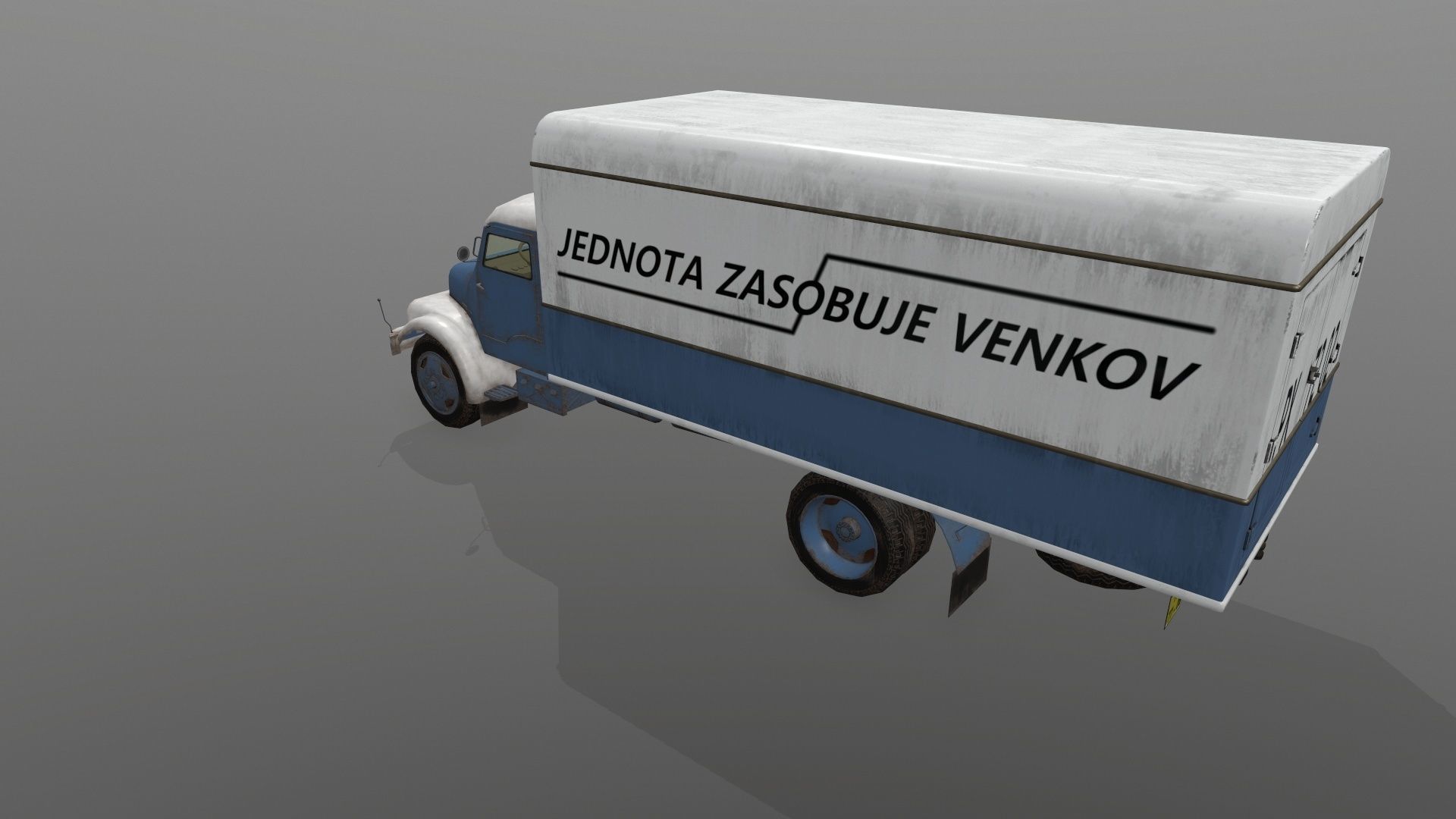 Praga S5T Covered Low-poly 3D model_6