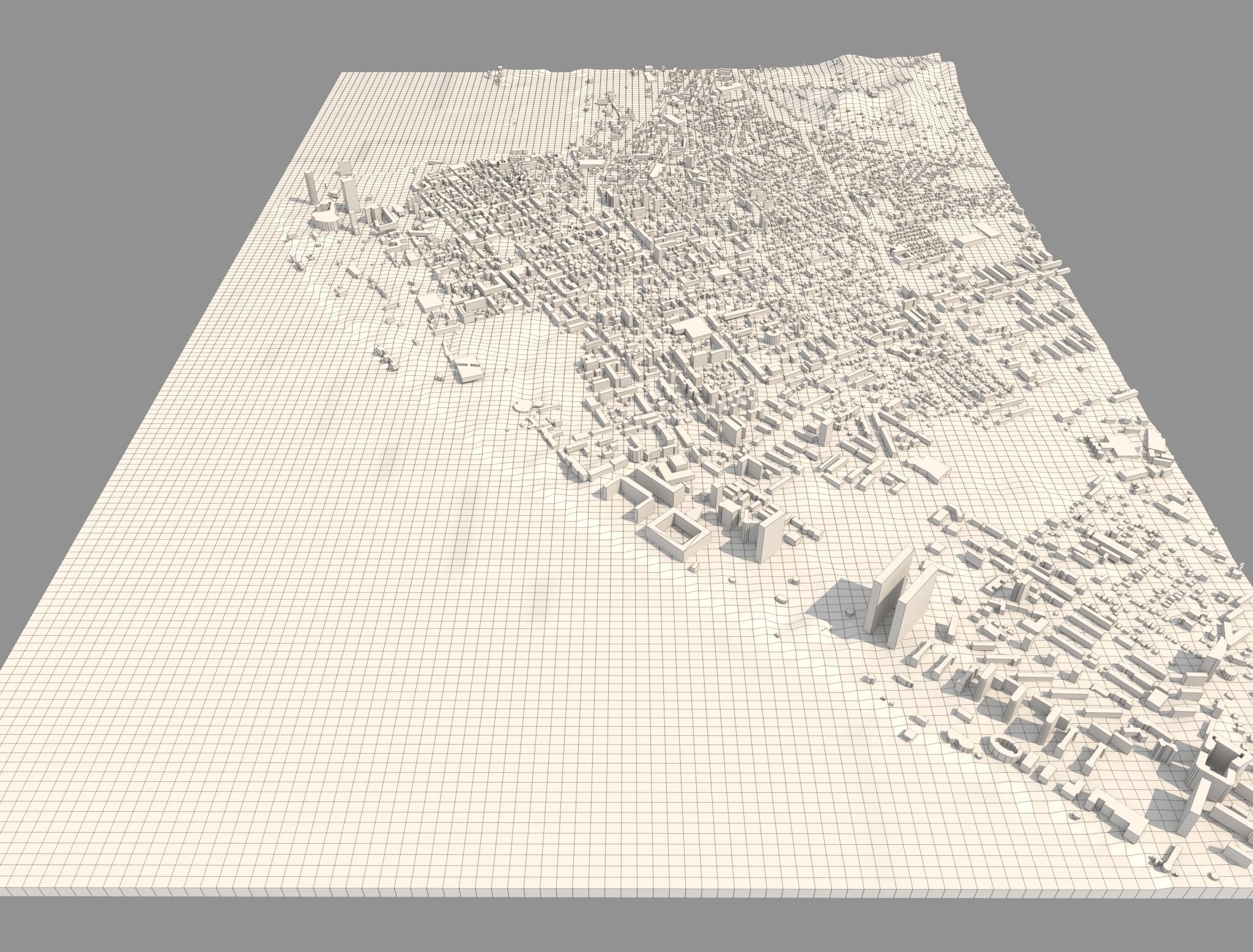 Batumi city Georgia 3D model_9