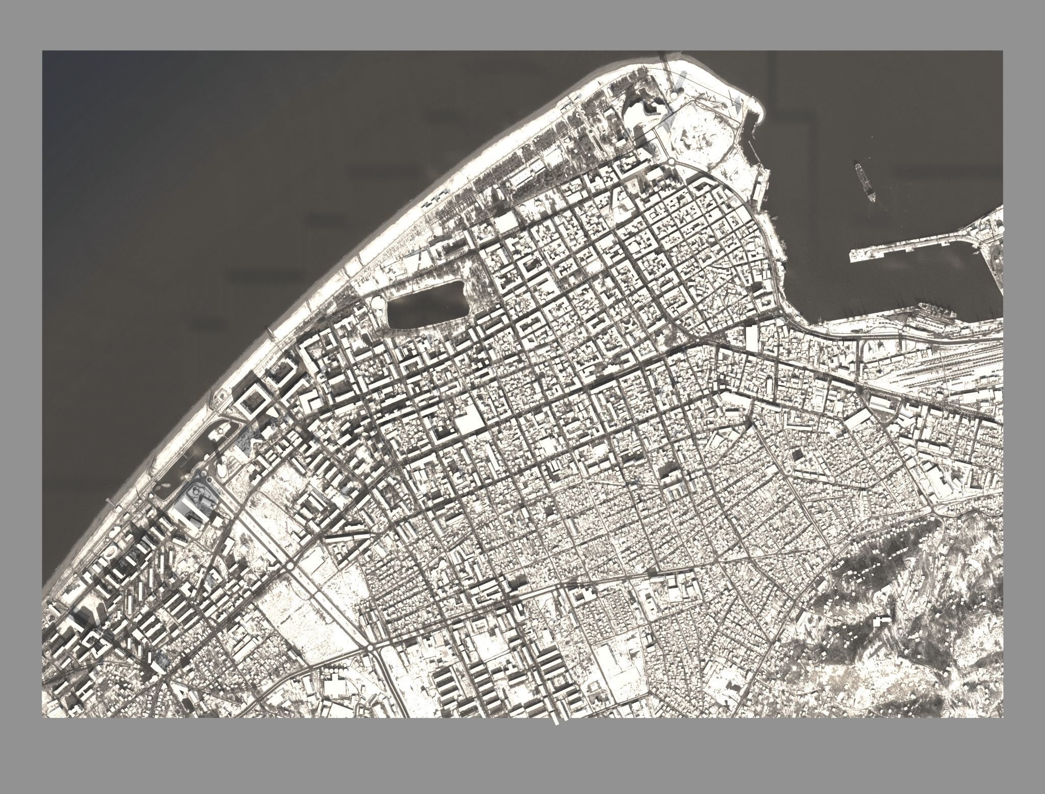 Batumi city Georgia 3D model_7