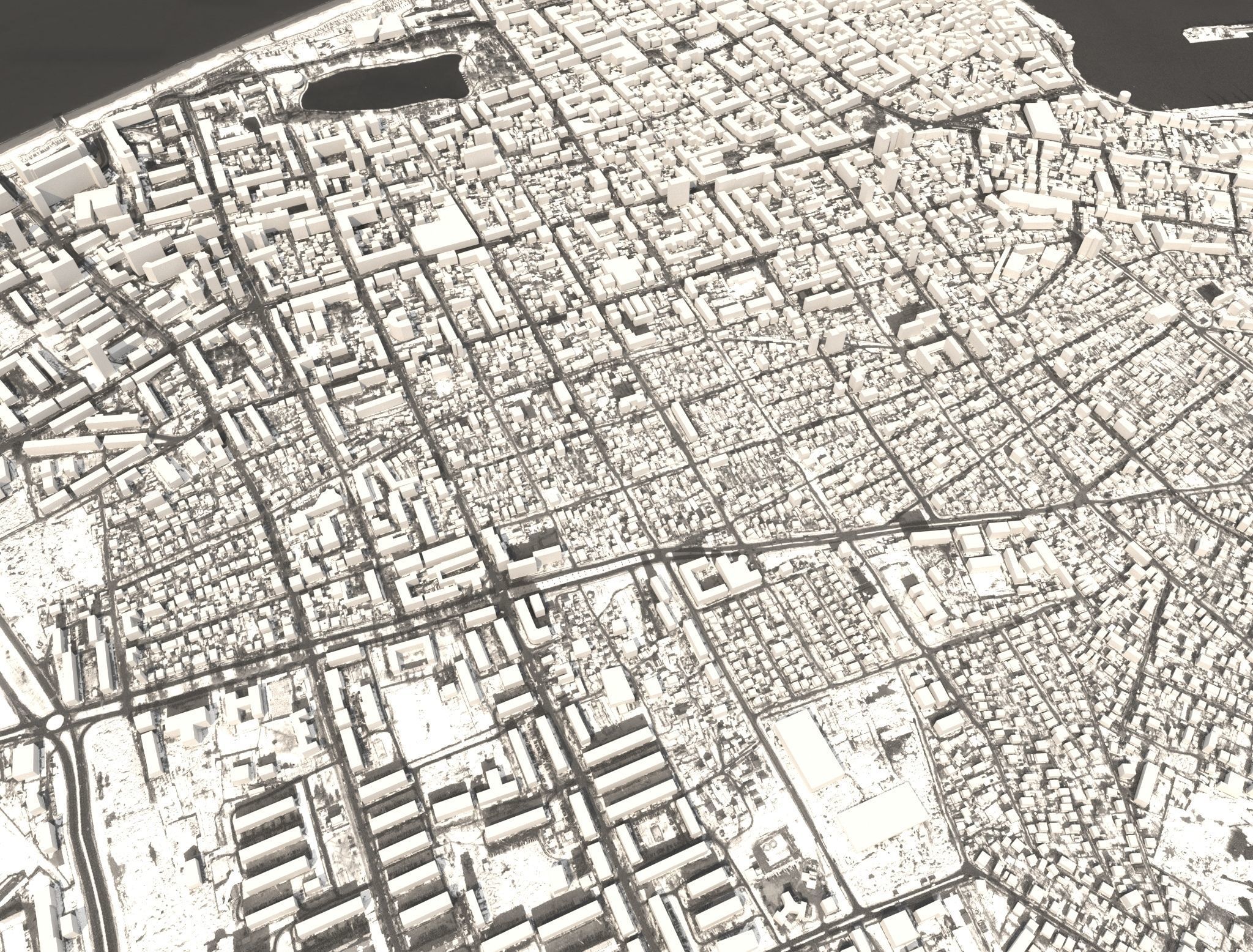 Batumi city Georgia 3D model_2