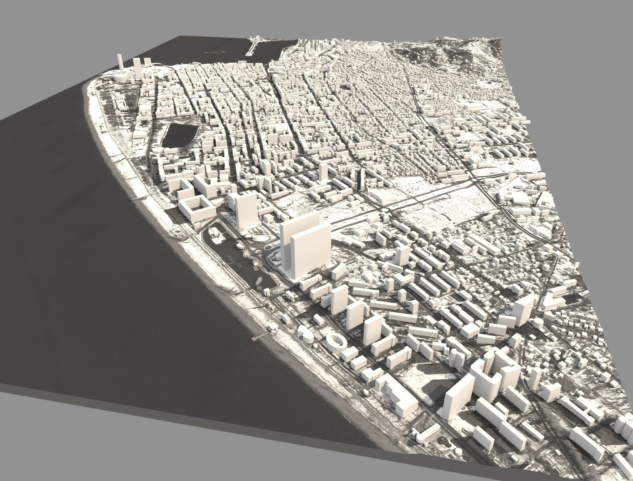 Batumi city Georgia 3D model_8