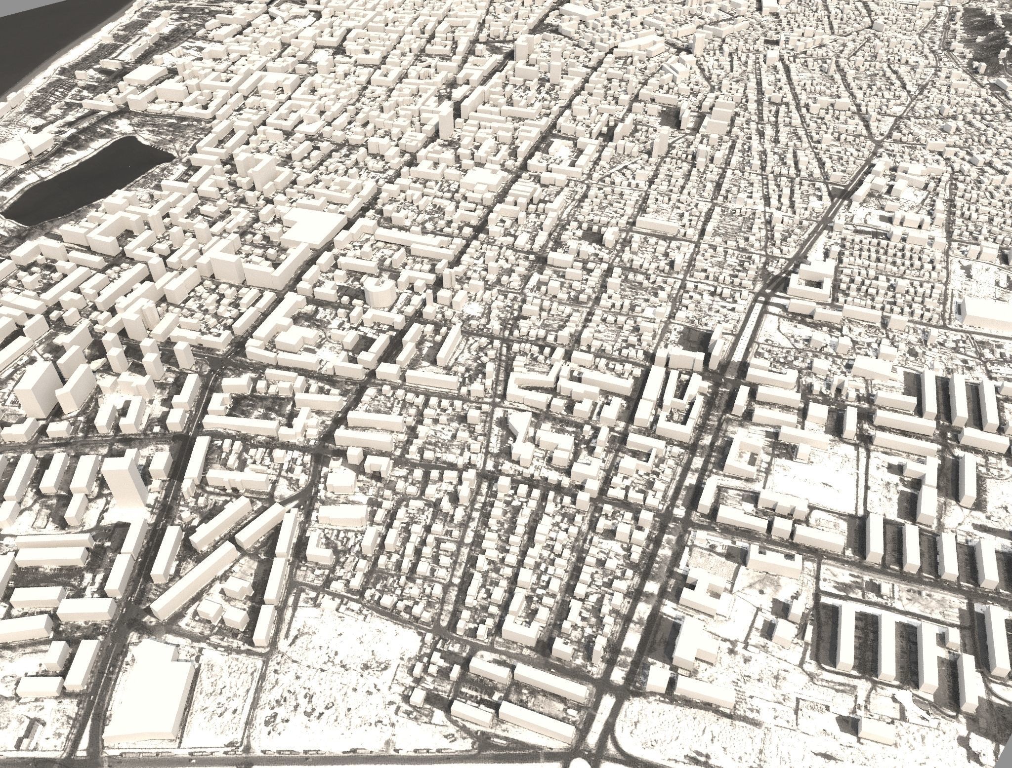 Batumi city Georgia 3D model_1