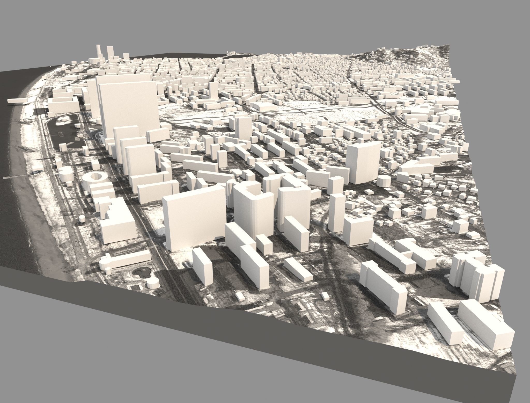 Batumi city Georgia 3D model_5