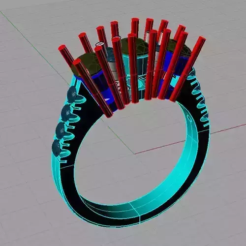 Diamond Trilogy Engagement Ring Anello trilogy TR13