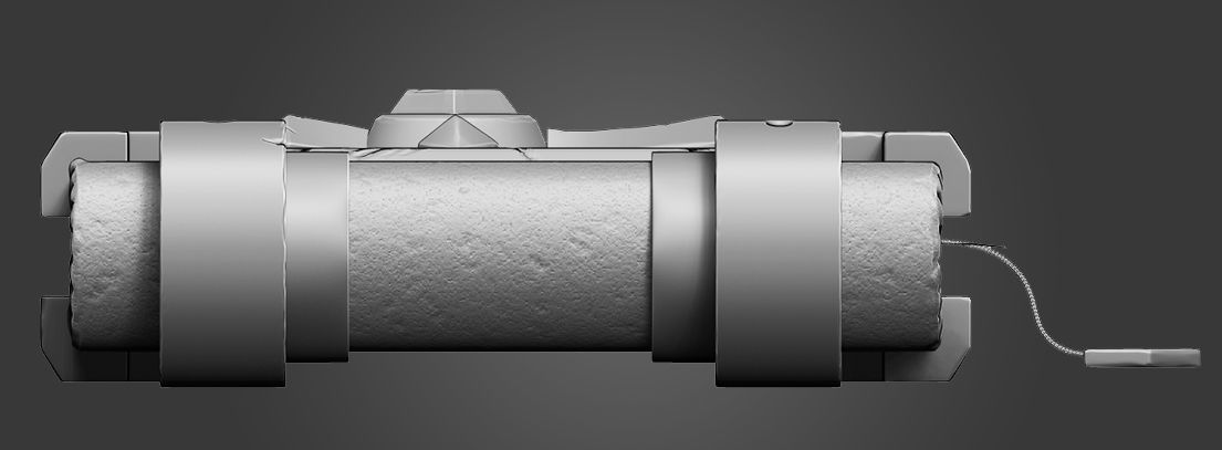 Medieval Book 3D print model_4