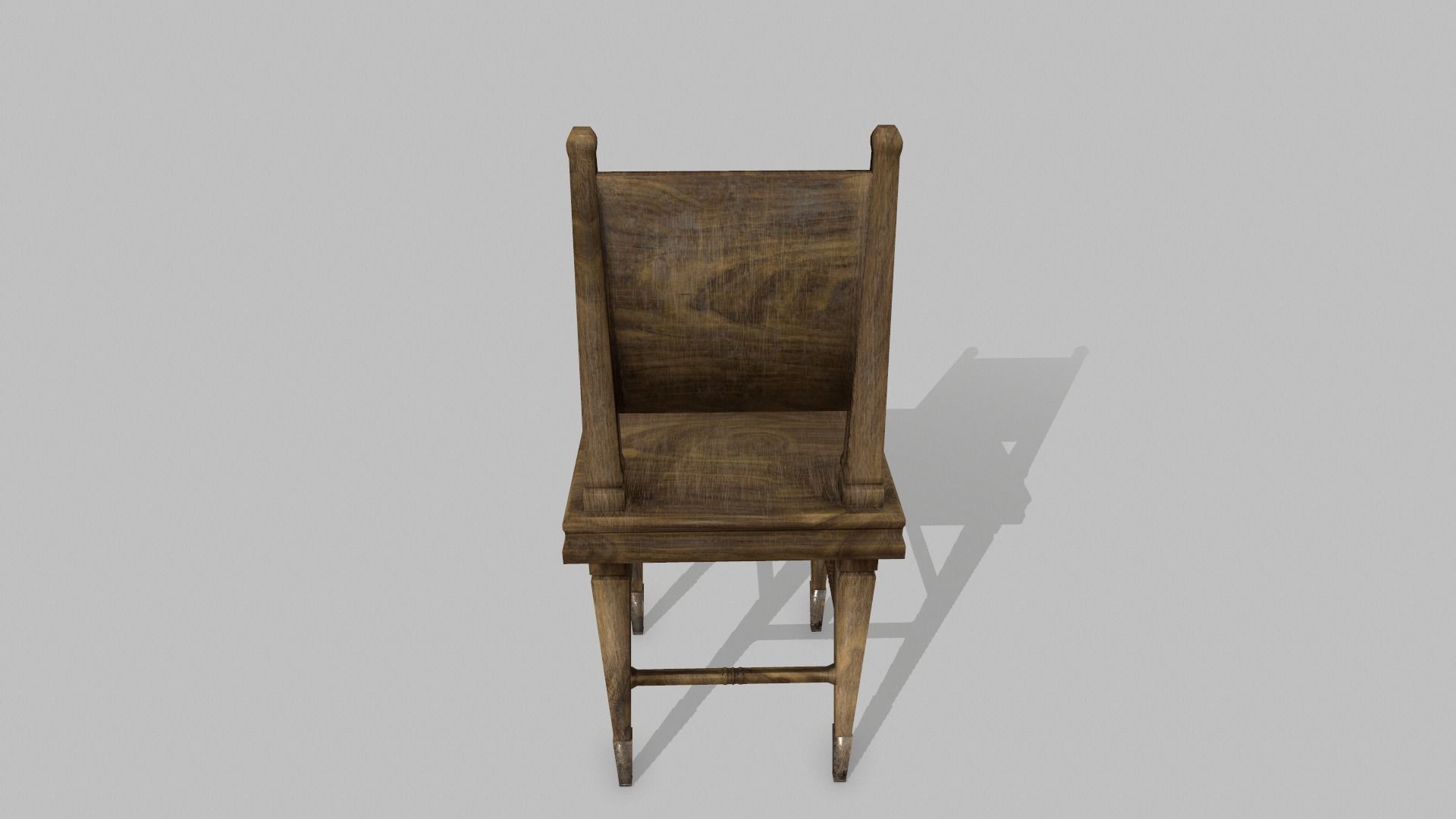 Table Set marble vase Low-poly 3D model_14