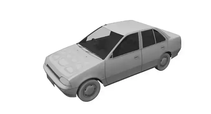 esteem car 3d model