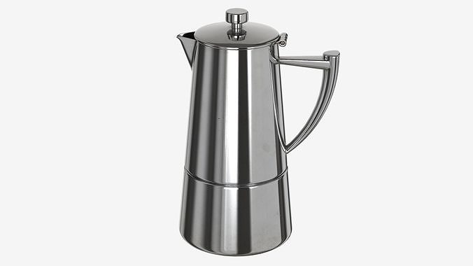 Coffee Kettle 006 Low-poly 3D model