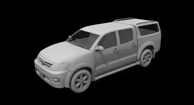 Toyoya Hilux car 3d model