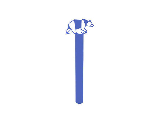 Bookmark panda stick 3D print model
