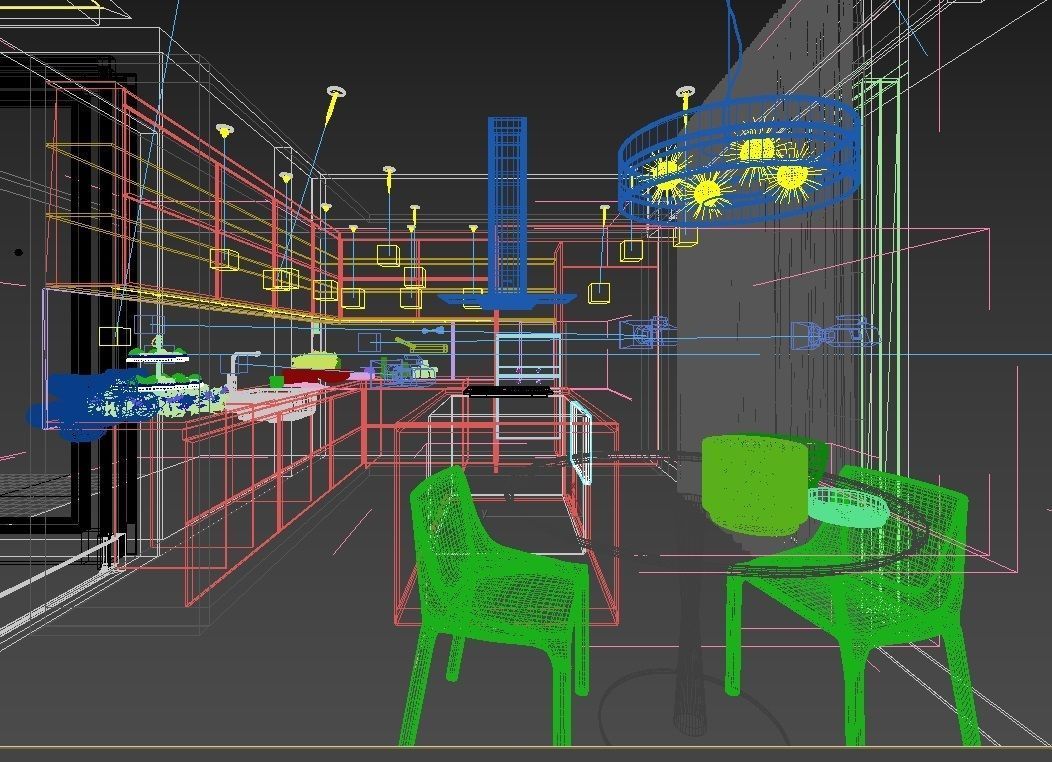 Modern Kitchen 3D model_7