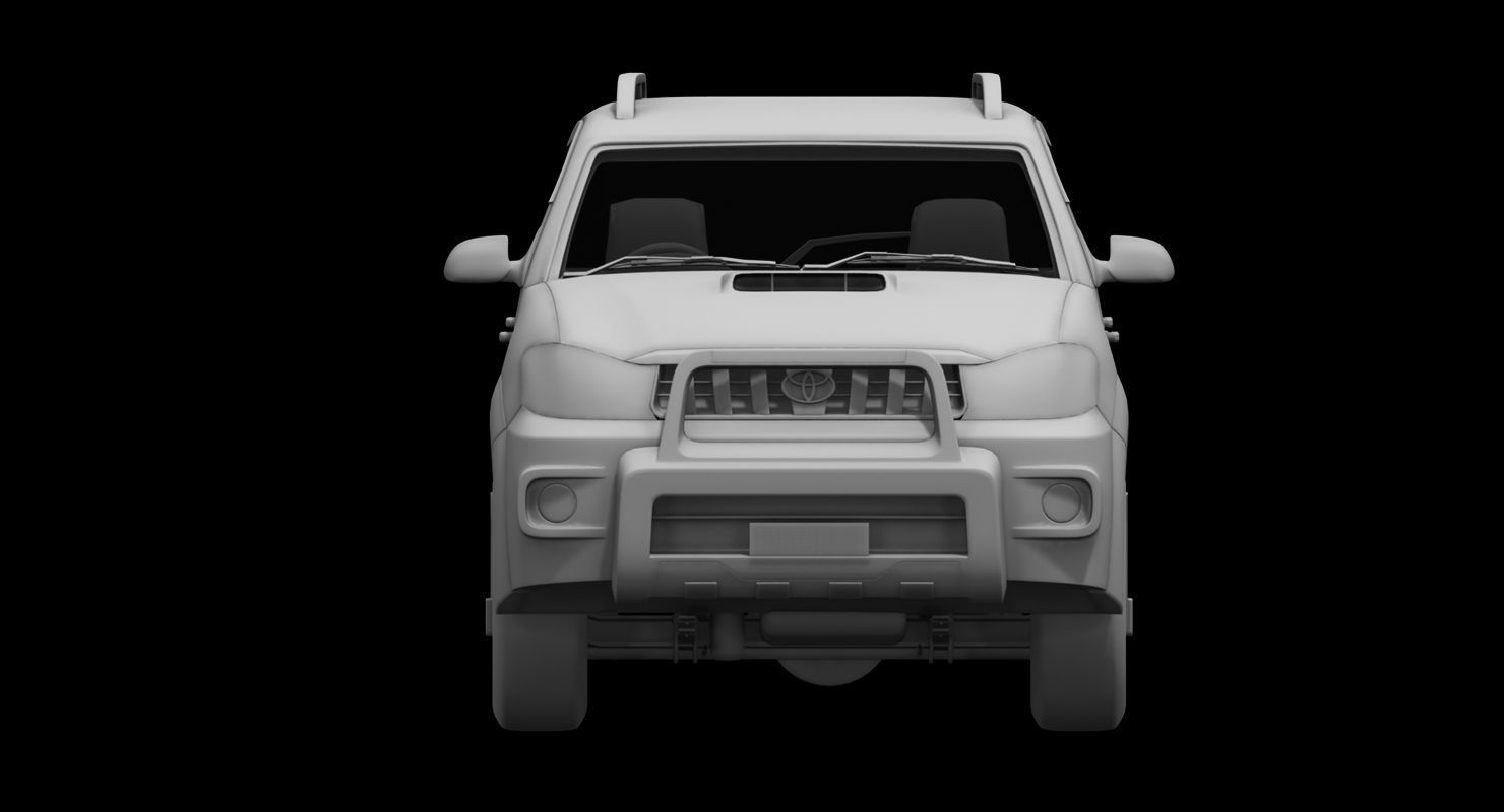 toyota fortuner car 3d model 3D model_4