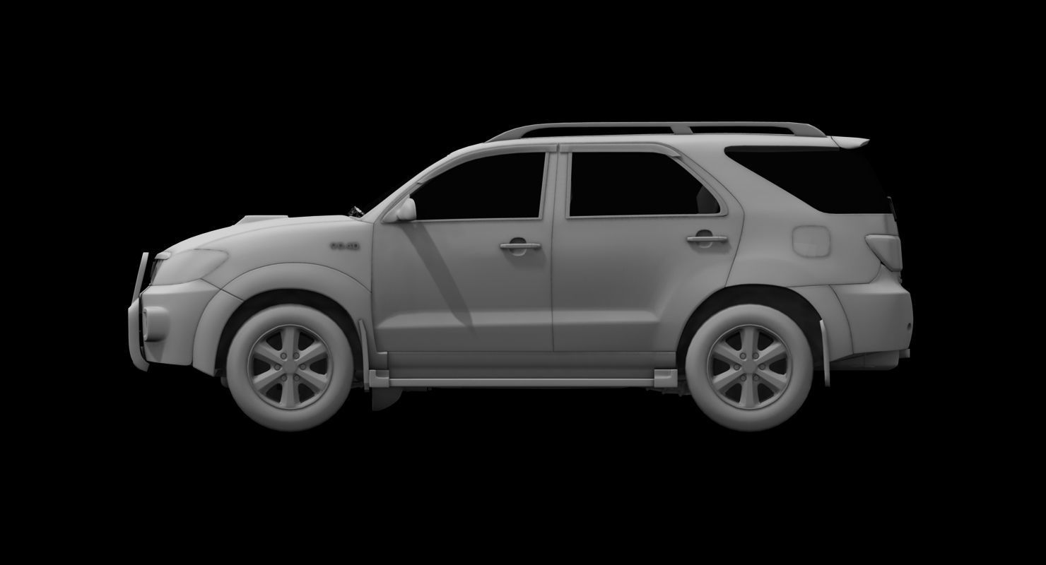 toyota fortuner car 3d model 3D model_1