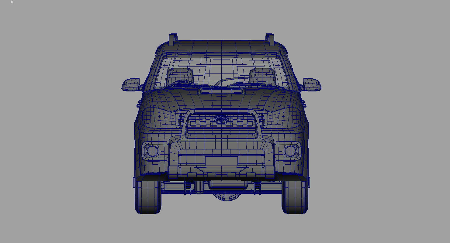 toyota fortuner car 3d model 3D model_5