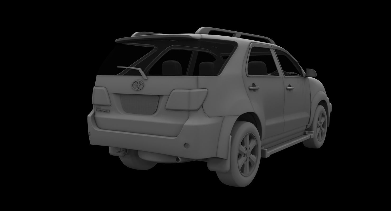 toyota fortuner car 3d model 3D model_2