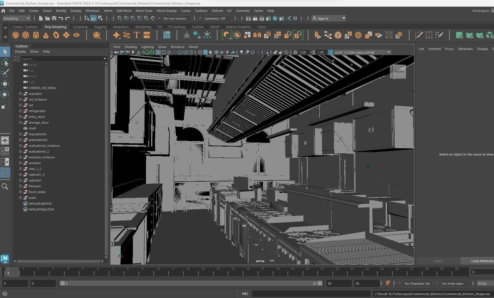 Commercial Kitchen 2 3D model_32