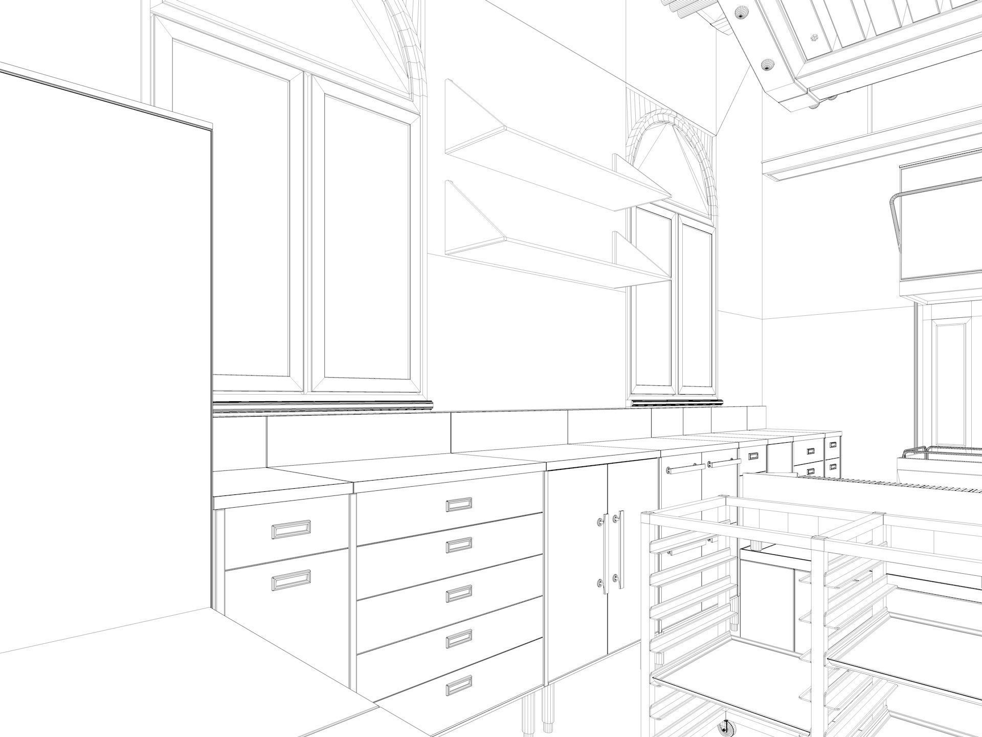 Commercial Kitchen 2 3D model_29