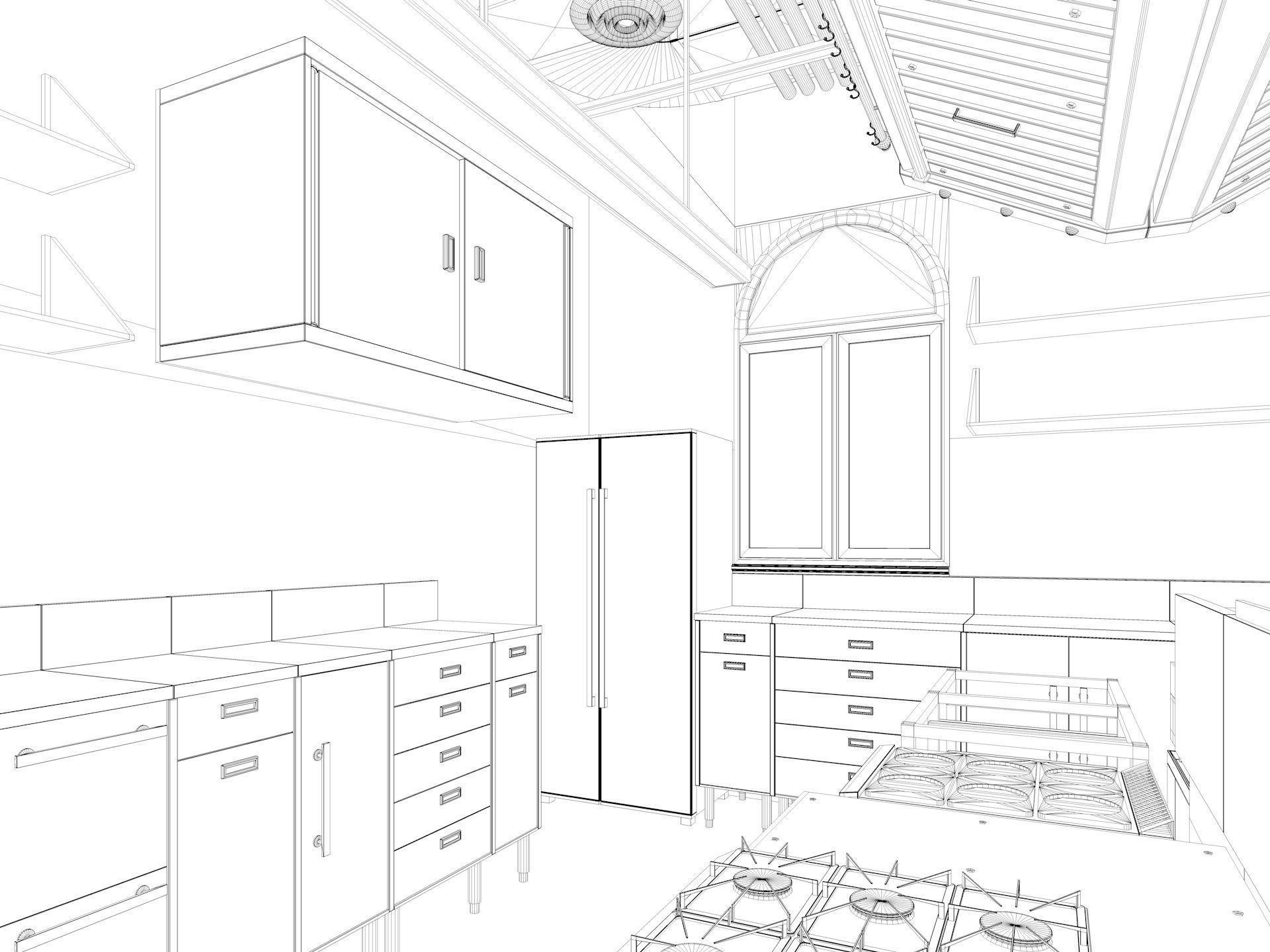 Commercial Kitchen 2 3D model_28