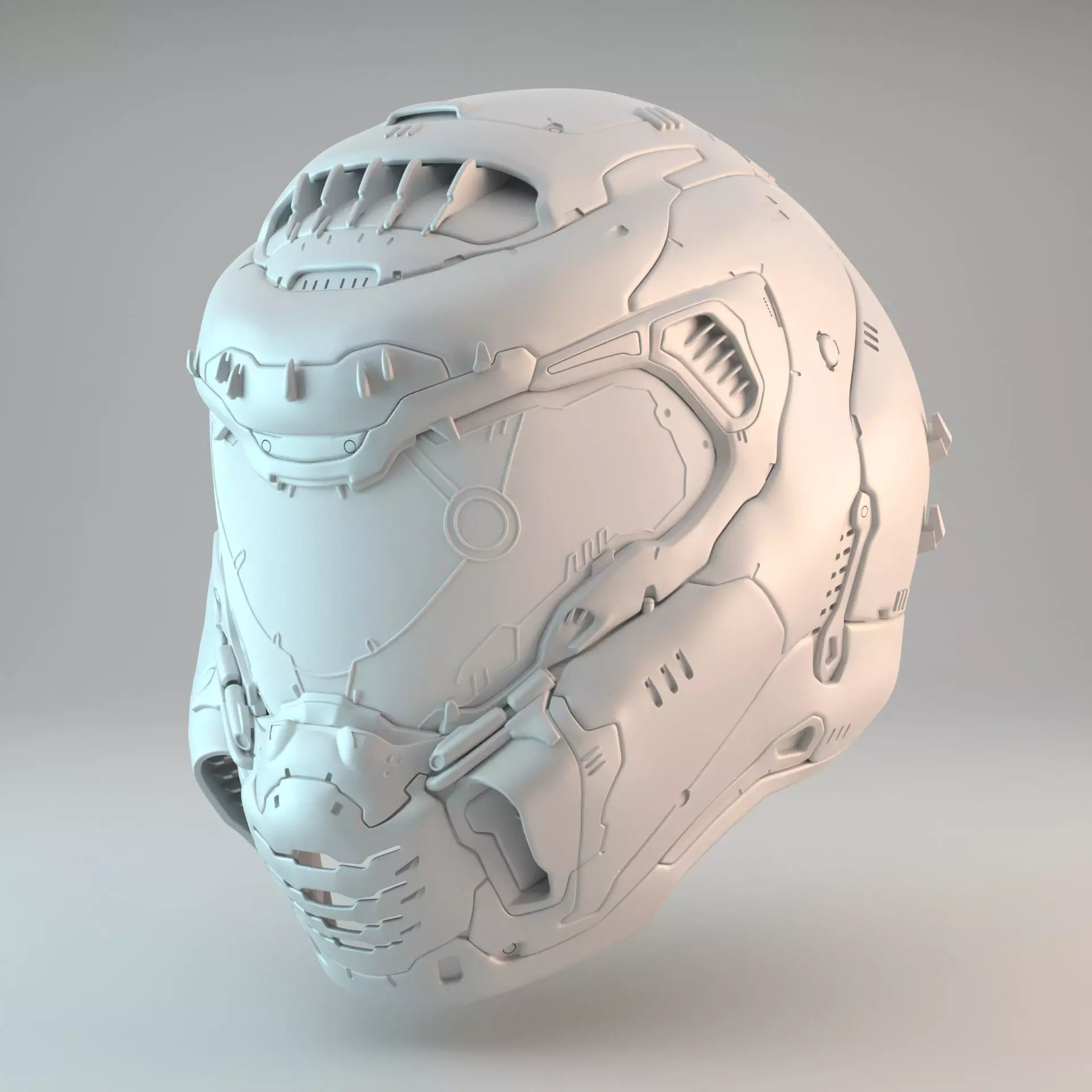 Doom Eternal Slayer Helmet 3D print model_0