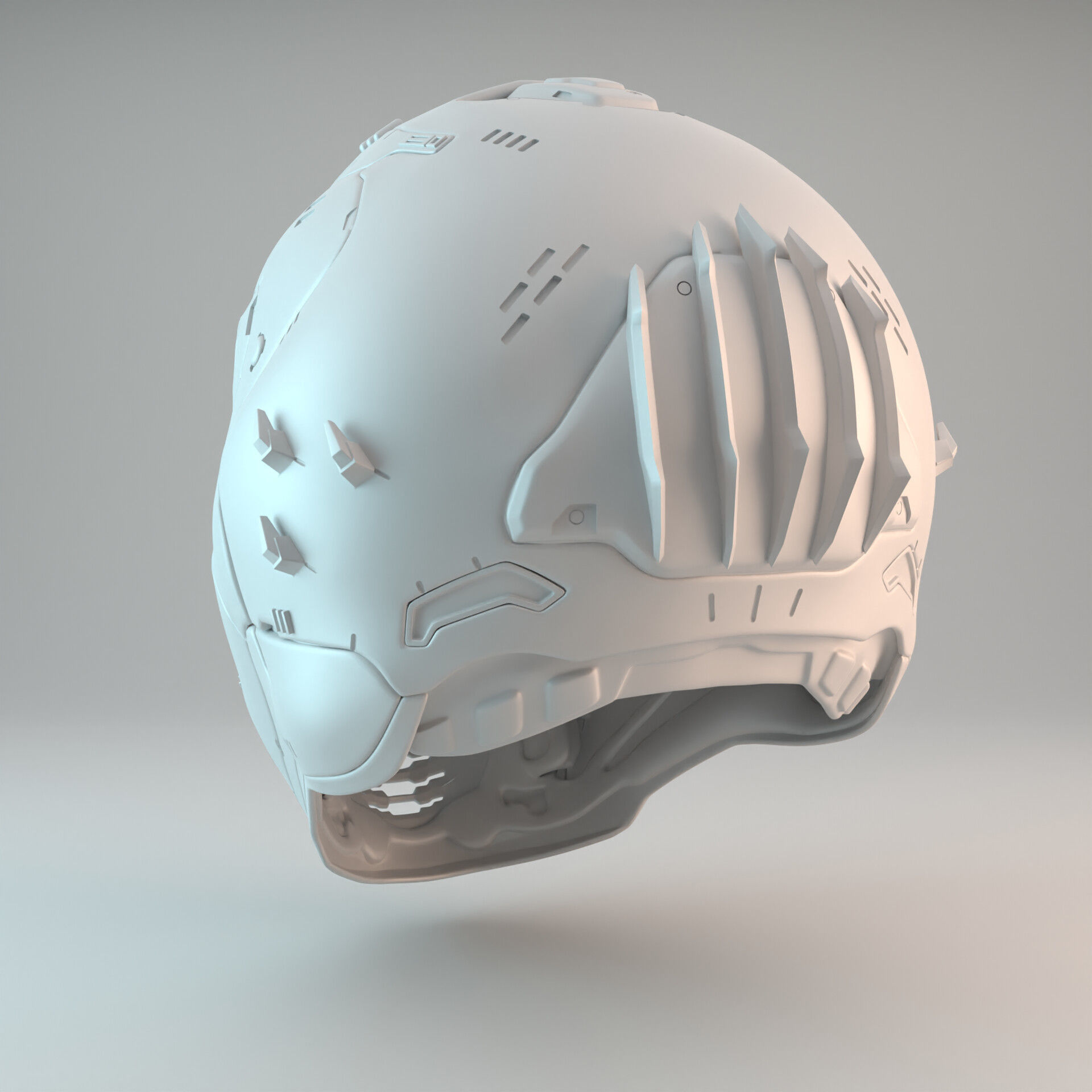 Doom Eternal Slayer Helmet 3D print model_12