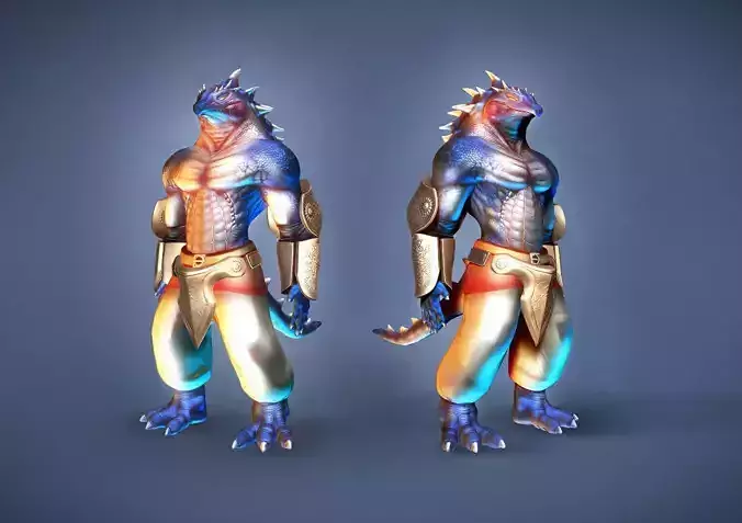 Dragon warrior 3D model