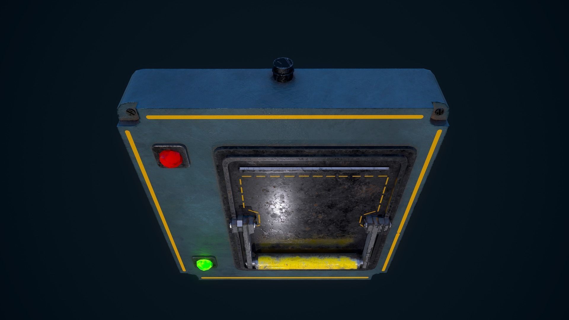 Power Switch Low-poly 3D model_11