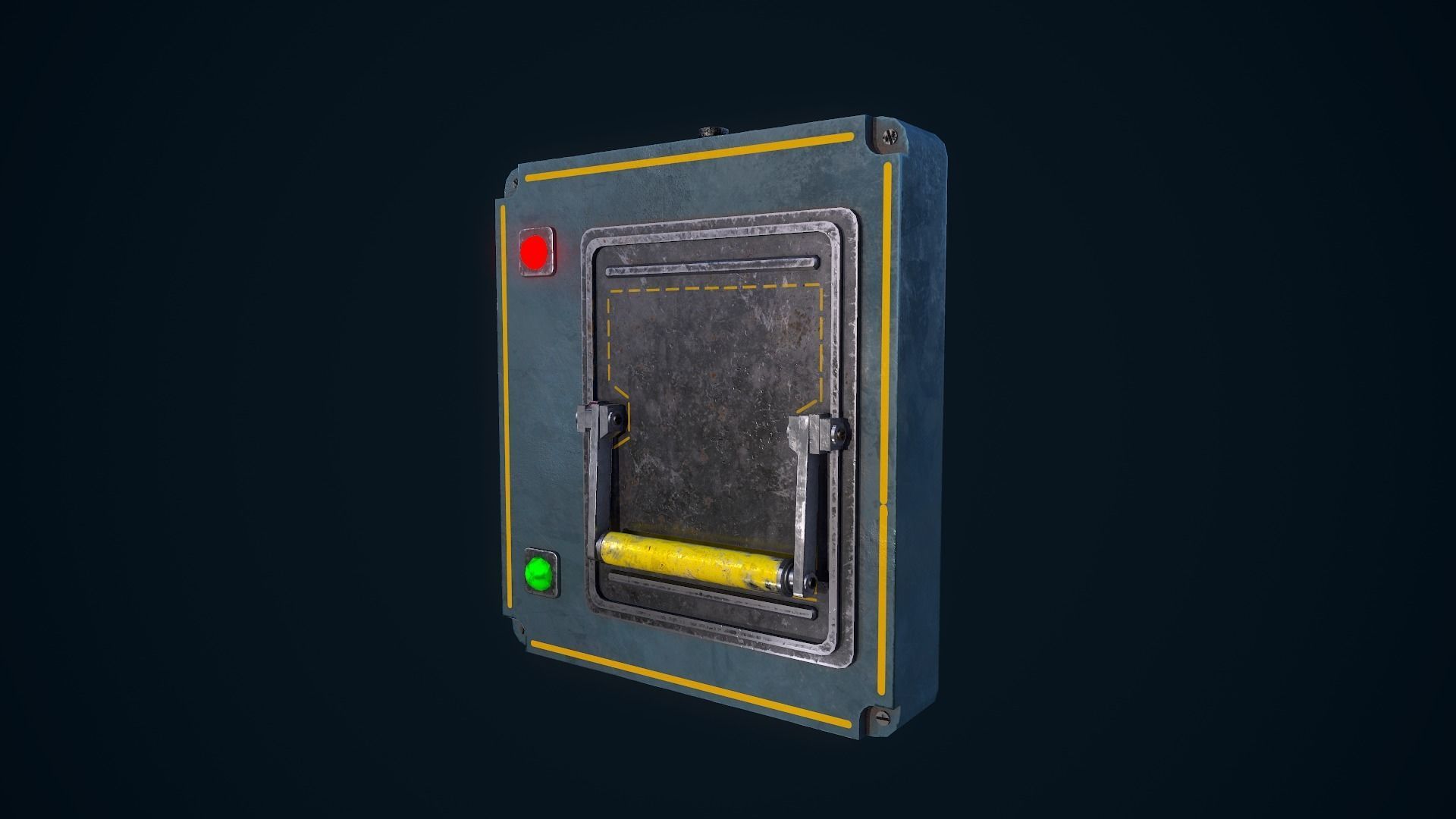 Power Switch Low-poly 3D model_15