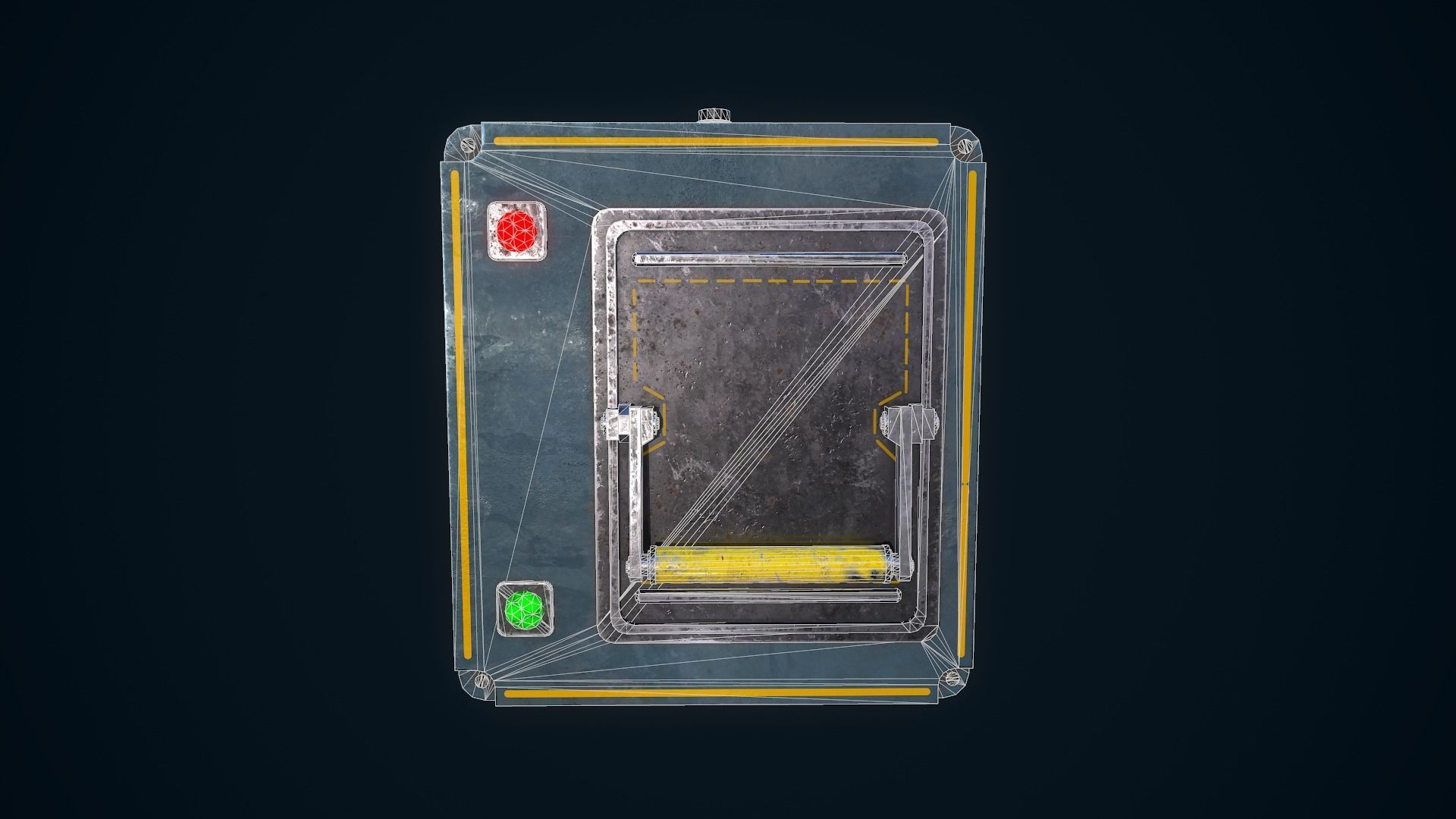 Power Switch Low-poly 3D model_16