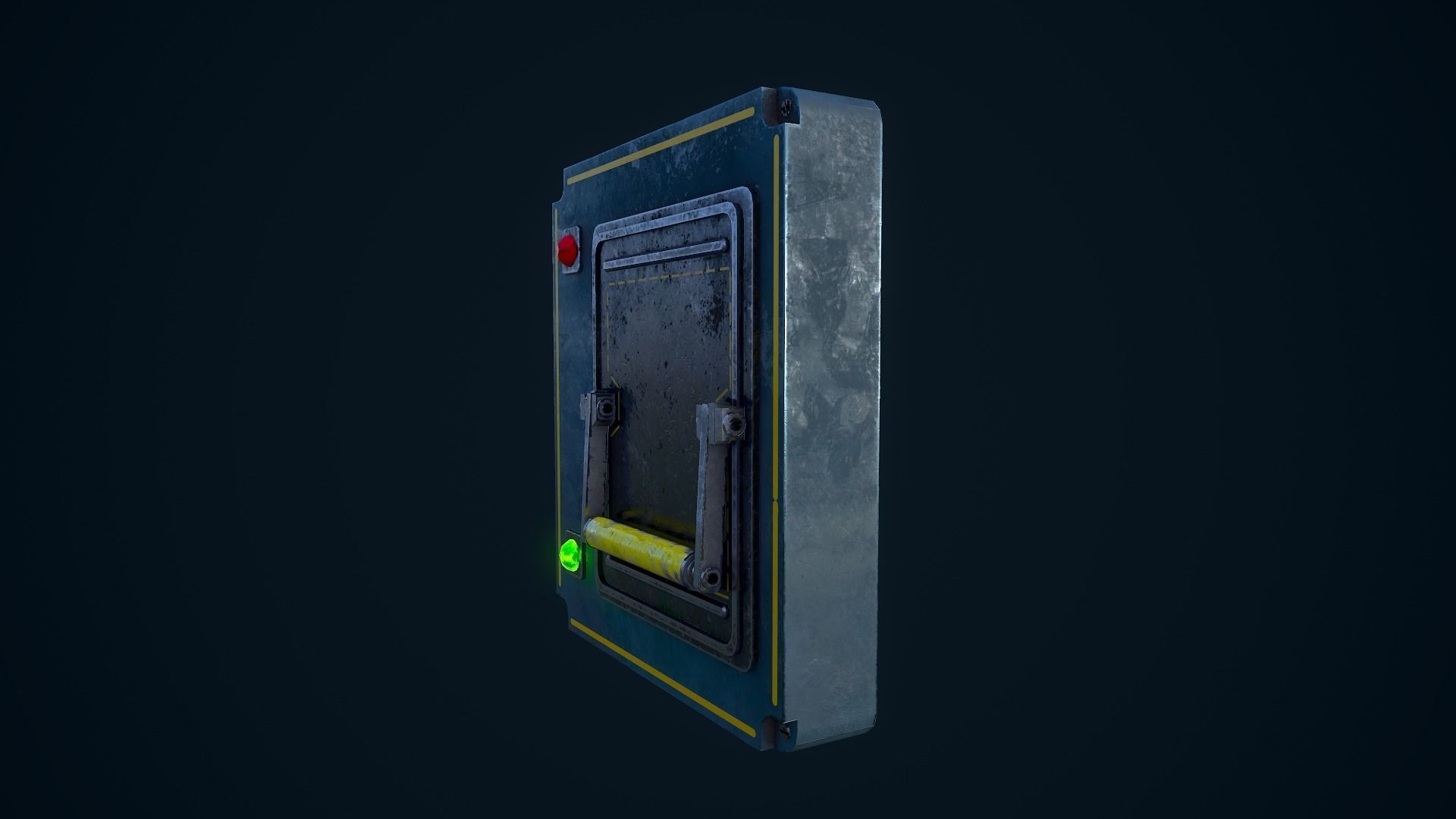 Power Switch Low-poly 3D model_4