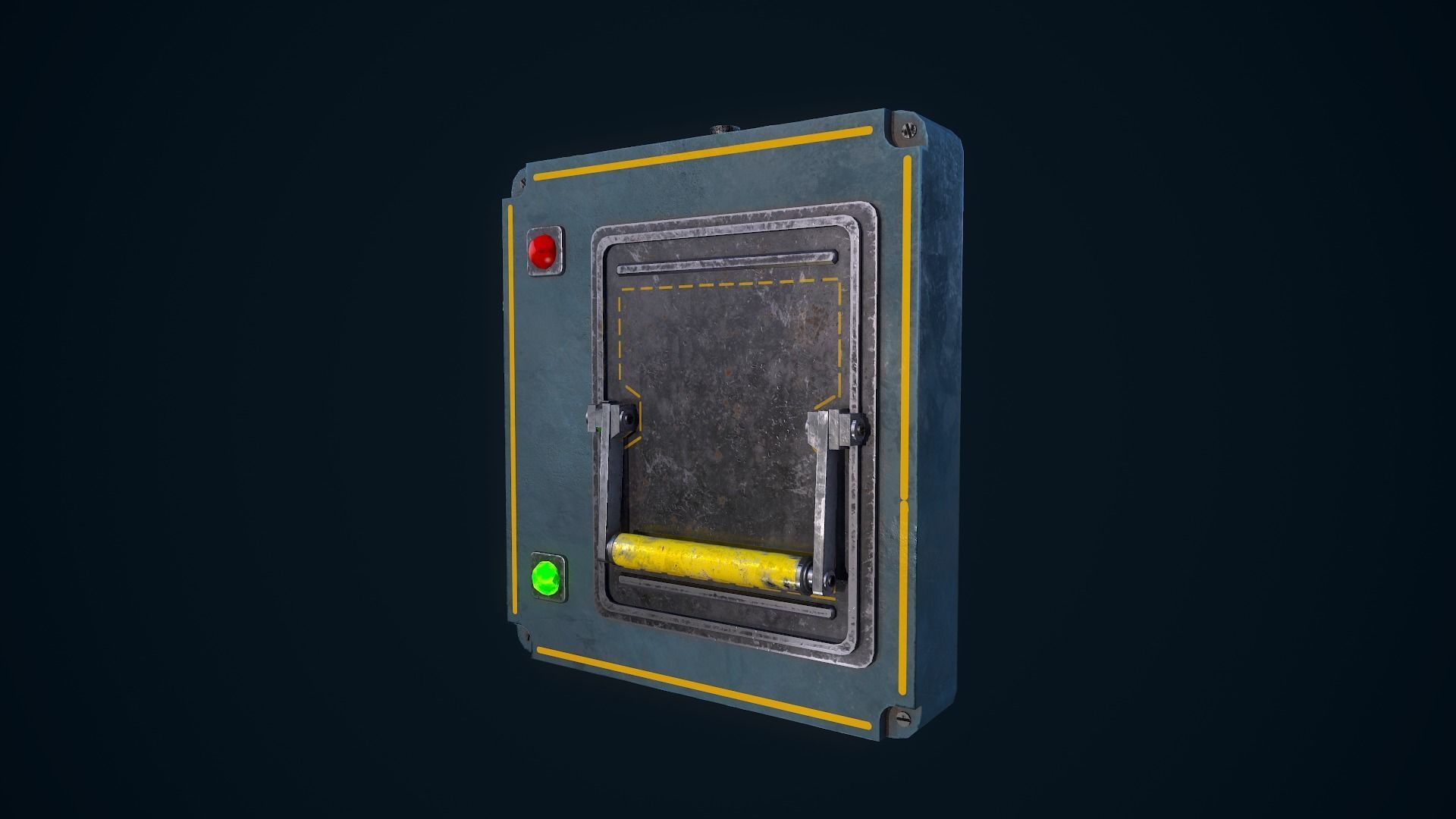 Power Switch Low-poly 3D model_3