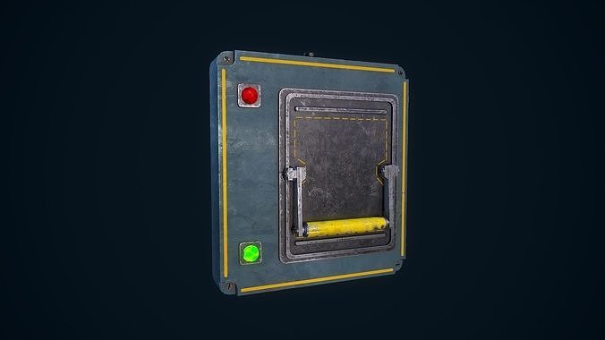 Power Switch Low-poly 3D model