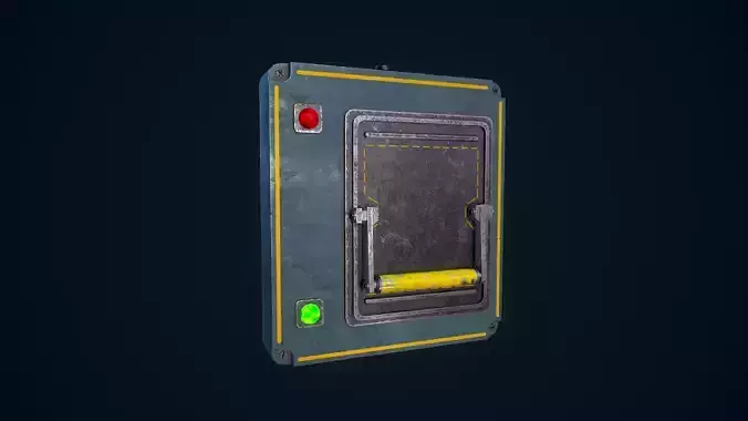 Power Switch Low-poly 3D model