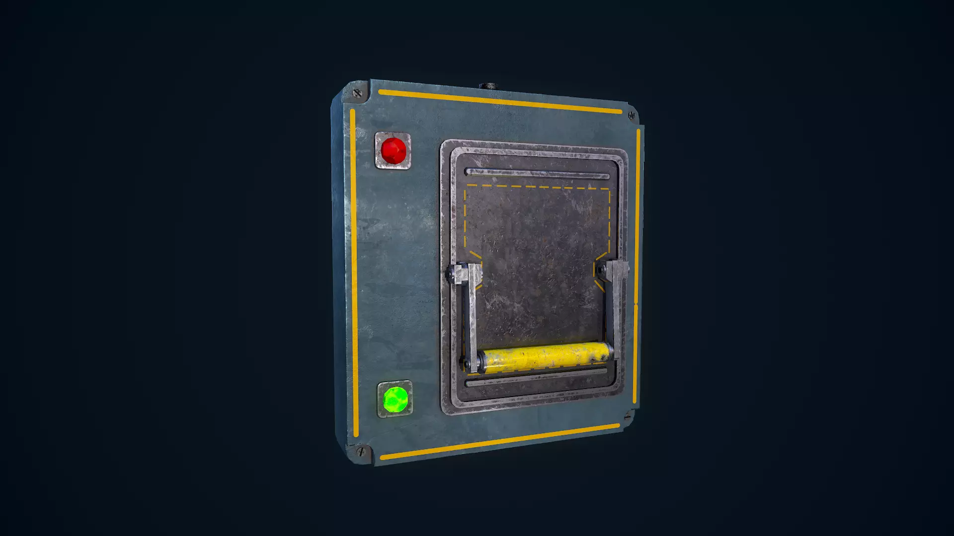 Power Switch Low-poly 3D model_0