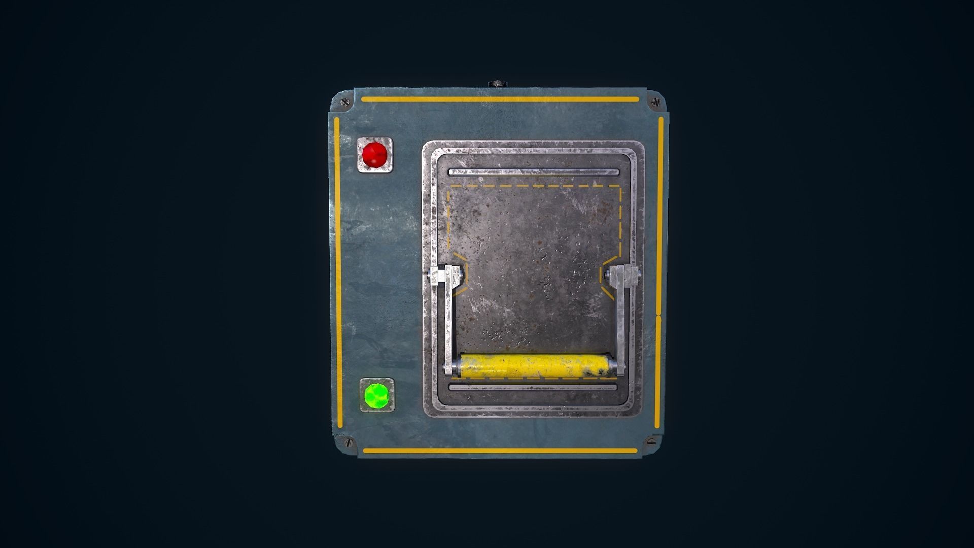 Power Switch Low-poly 3D model_2