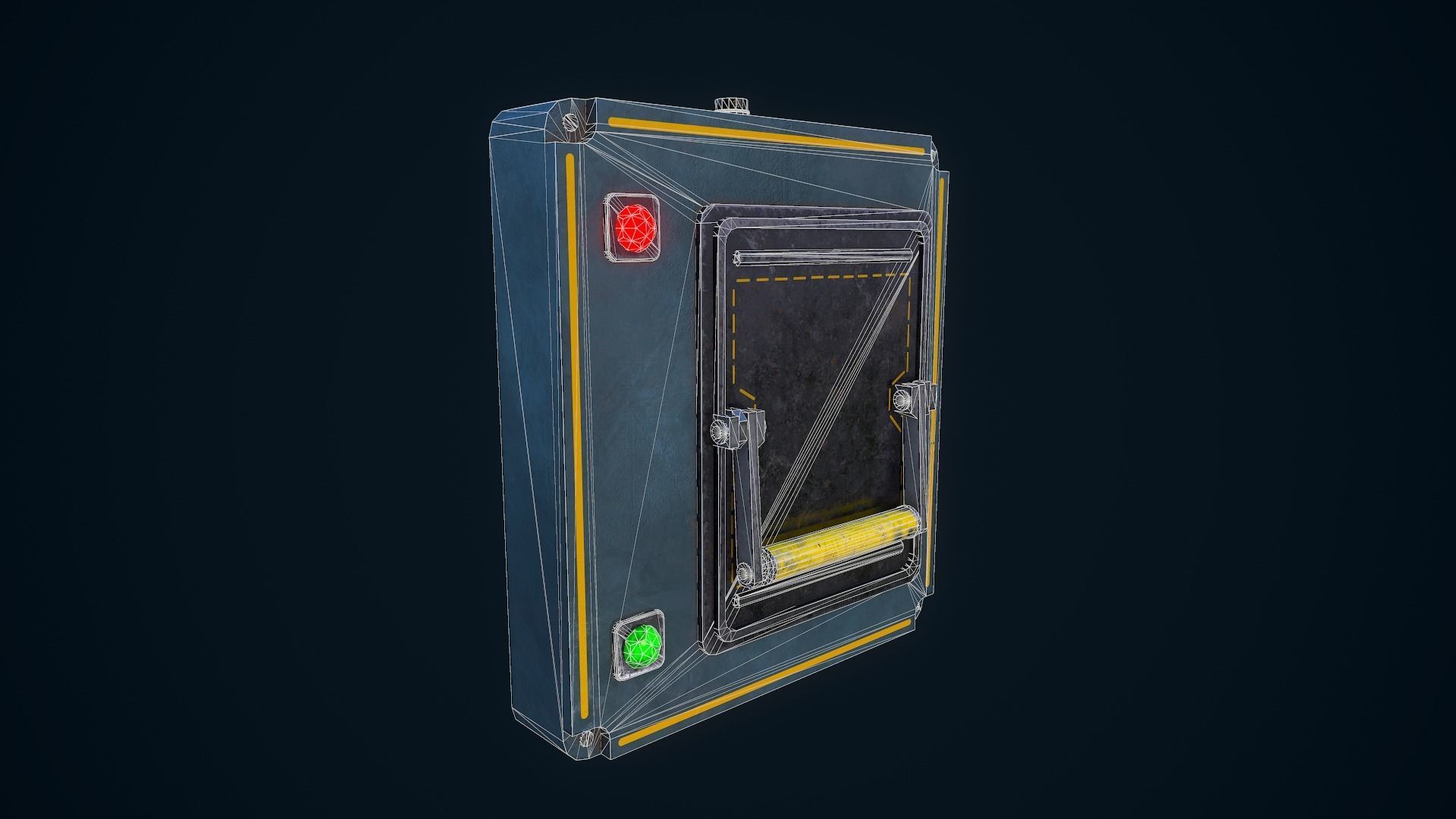 Power Switch Low-poly 3D model_17