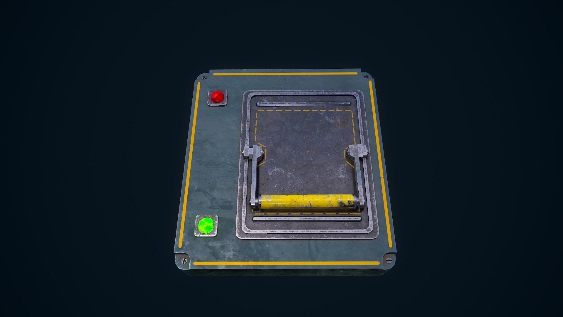 Power Switch Low-poly 3D model_14