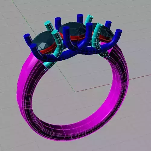 Trilogy Engagement Ring Anello trilogy TR30