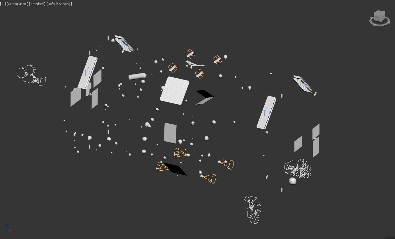 sci fi asset corridor 3D model_4