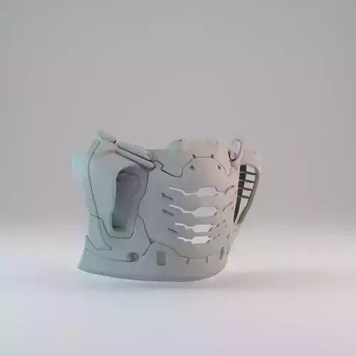 COVID-19 Doom Slayer Doom Eternal Medical Mask Free 3D print model