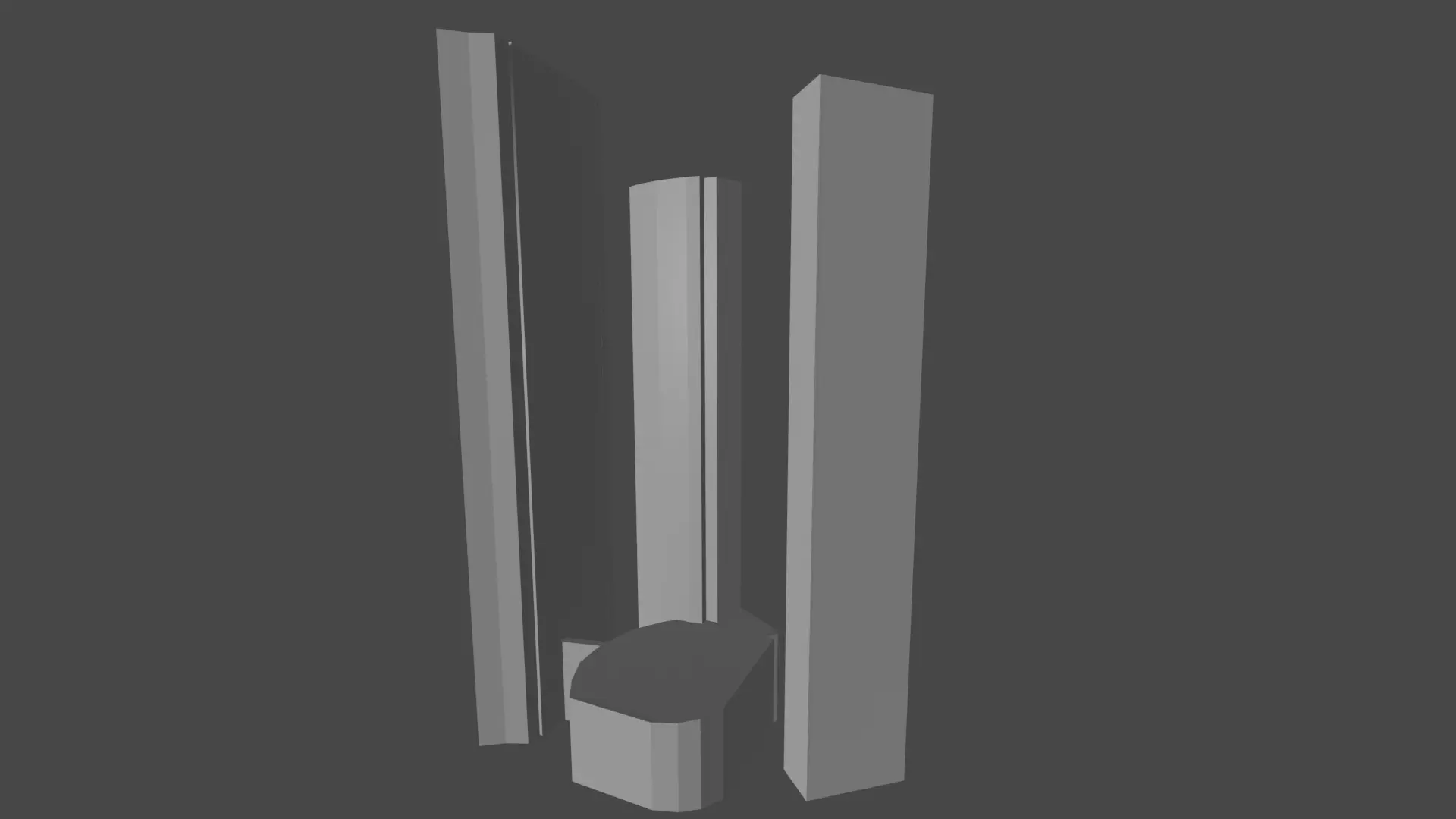 High Rise Building 01 Free low-poly 3D model_0