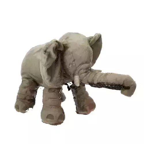Cuddly Toy Elephant Free 3D model